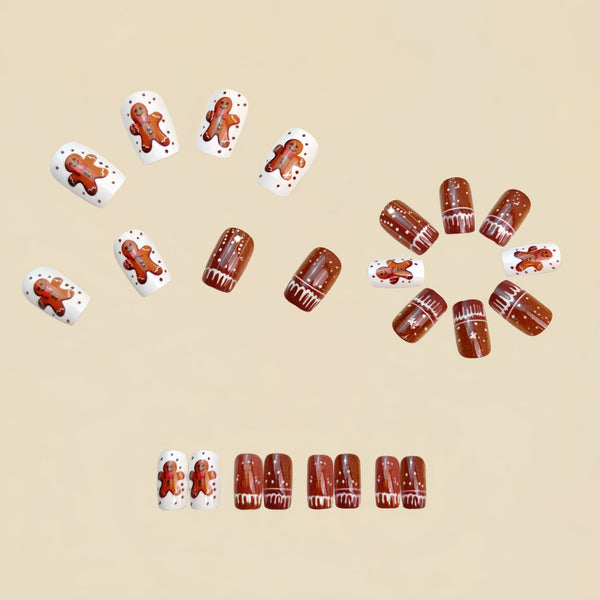 Brown Nail Art