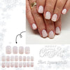 24pcs/Set Press On Nails JB925