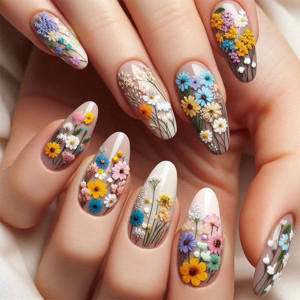 24pcs/Set Press On Nails
