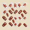 Brown Nail Art