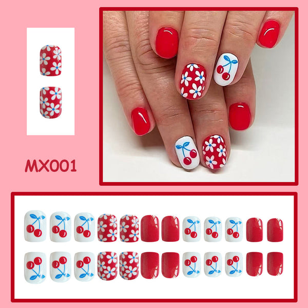 24pcs/Set Press On Nails