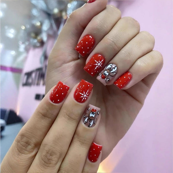 24pcs/Set Press On Nails JB926