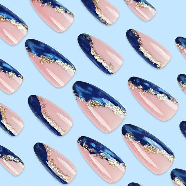 12 Sizes-24 Pcs Press On Nails DY1650-B7