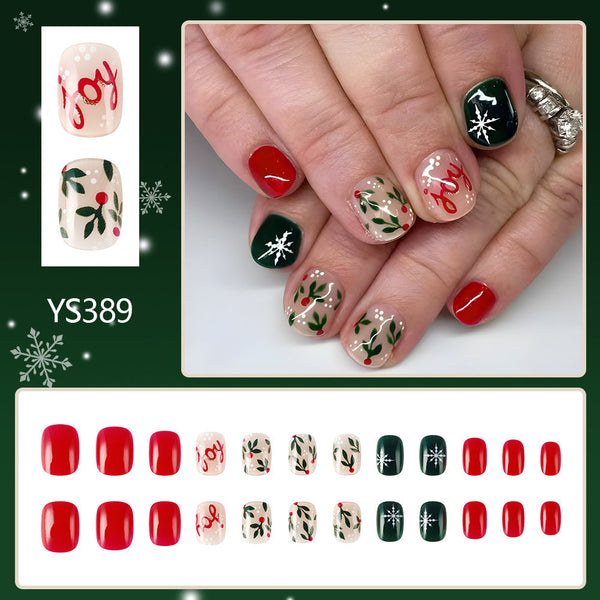 Snowflake manicure