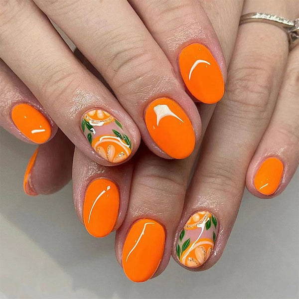 12 Sizes-24 Pcs Press On Nails C844