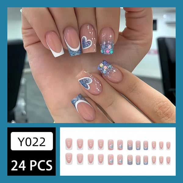 24pcs/Set Press On Nails
