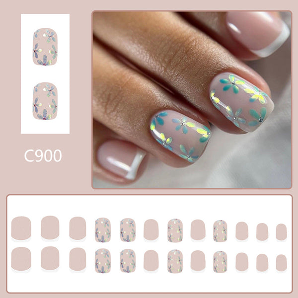 24pcs/Set Press On Nails