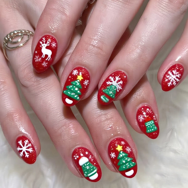 12 sizes/24 pcs press on nail
