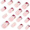 12 Sizes-24 Pcs Press On Nails JP3745