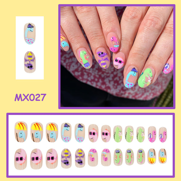 24pcs/Set Press On Nails