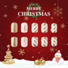 Glossy gold snowflake