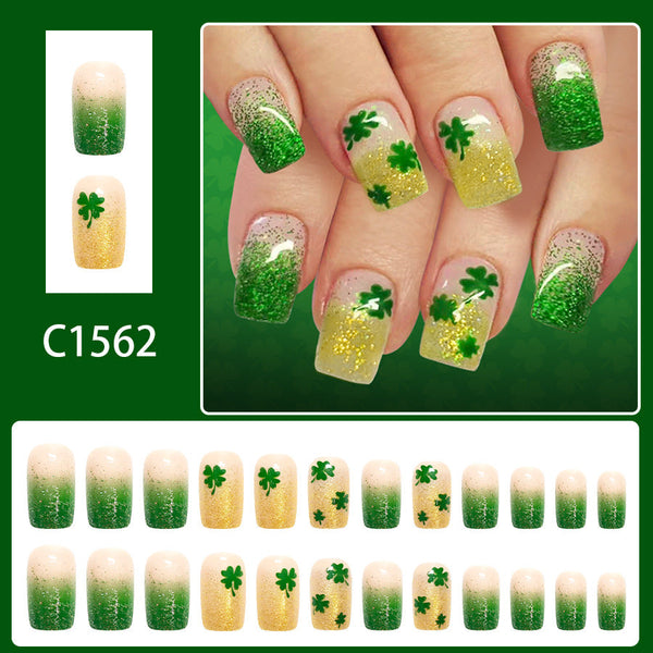 St. Patrick's new green four-leaf clover