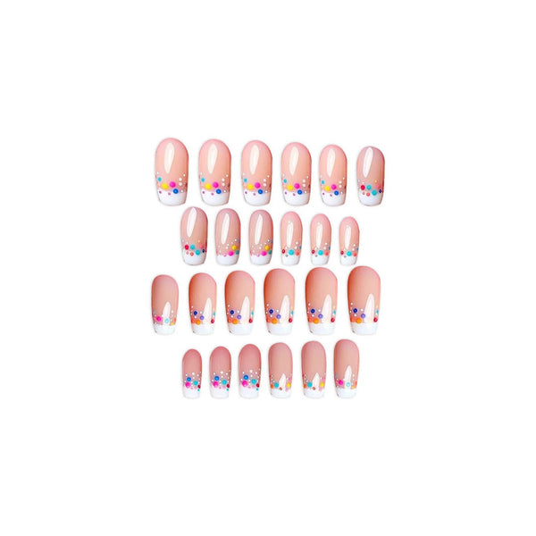 24pcs/Set Press On Nails L35
