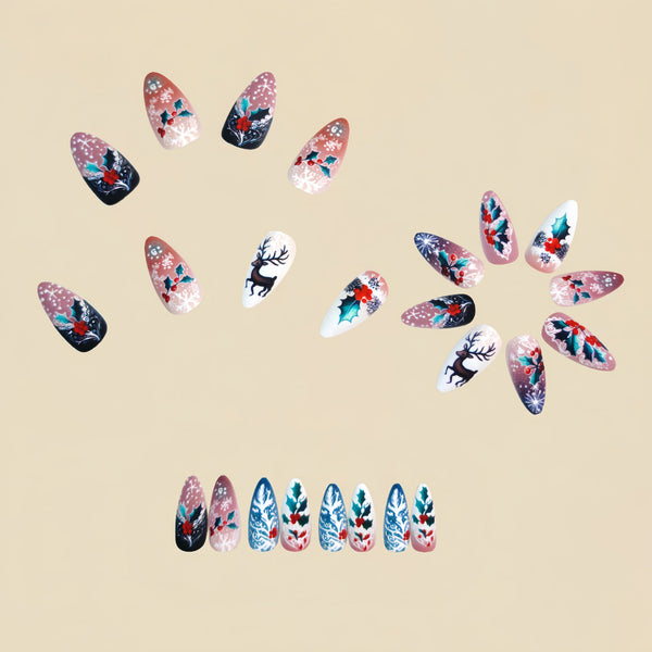 24pcs/Set Press On Nails Y1322