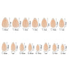 150 pieces seamless matte French fake nail