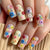 24pcs/Set Press On Nails