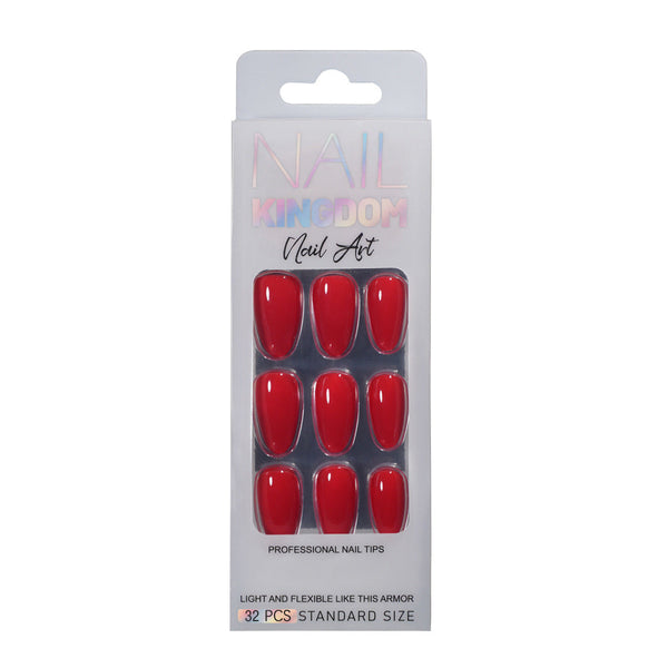 32 Pcs Aurora fine flash short almond manicure