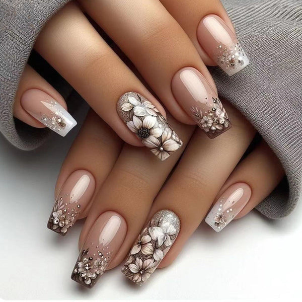 24pcs/Set Press On Nails