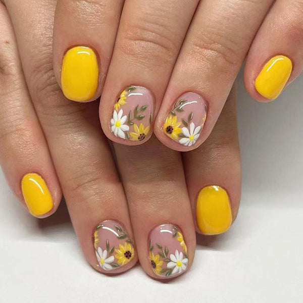 12 Sizes-24 Pcs Press On Nails C803