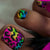 Pedicure fake nail Y609