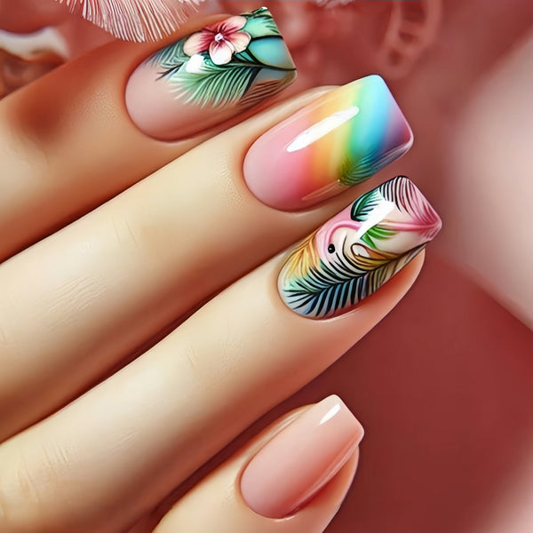24pcs/Set Press On Nails