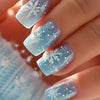12 Sizes-24 Pcs Press On Nails White w-240