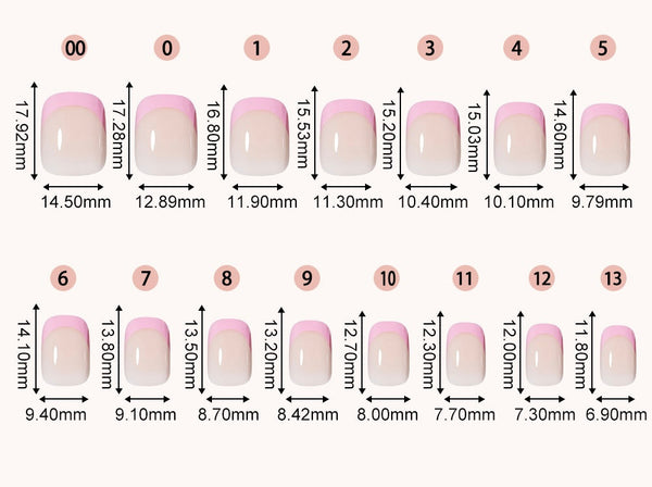 Five-color square patch manicure 150 pieces